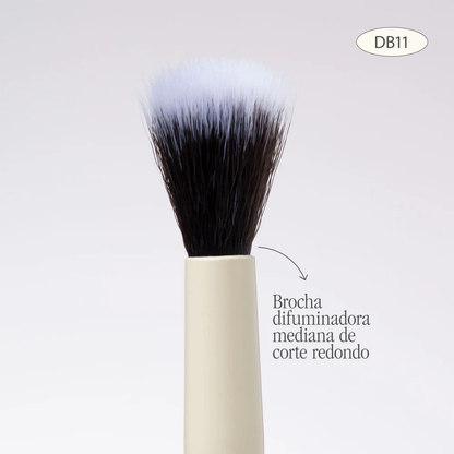 BROCHA DUO GLAM DIFUMINADORAS DE CORTE REDONDO Y TIPO LÁPIZ