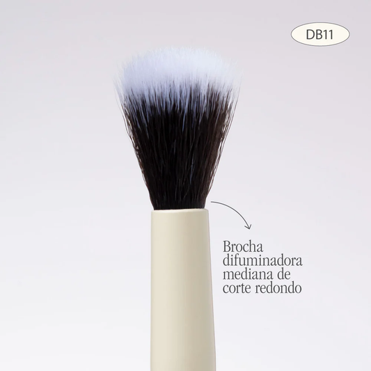 BROCHA DUO GLAM DIFUMINADORAS DE CORTE REDONDO Y TIPO LÁPIZ