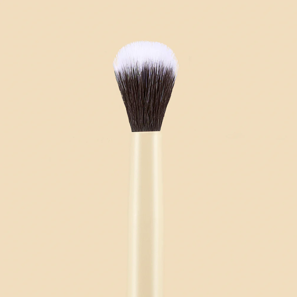 BROCHA DUO GLAM PLANA CREMA Y DIFUMINADORA