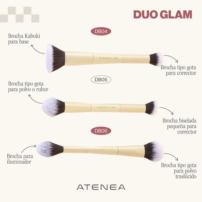 BROCHA DUO BASE Y CORRECTOR