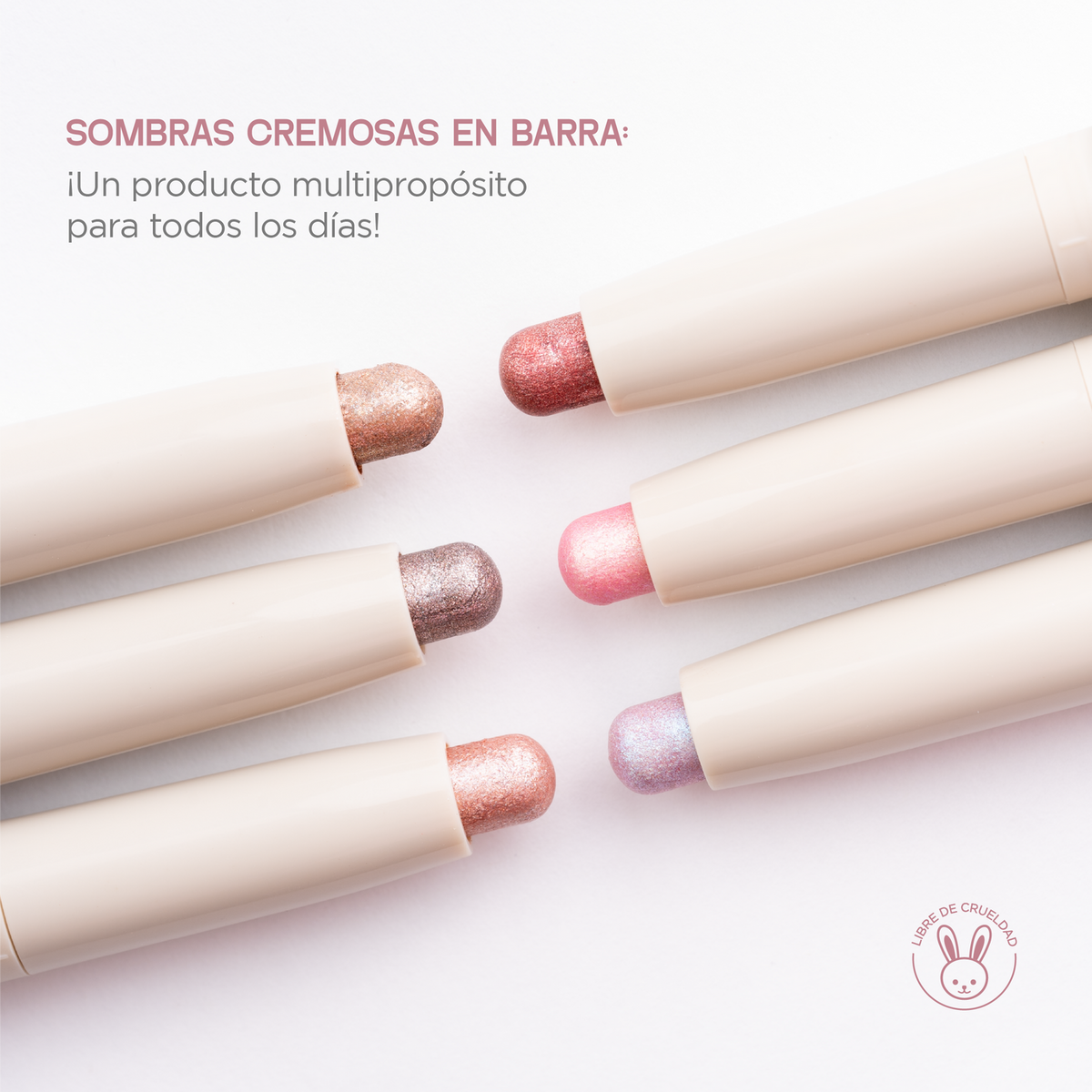 SOMBRAS CREMOSAS EN BARRA